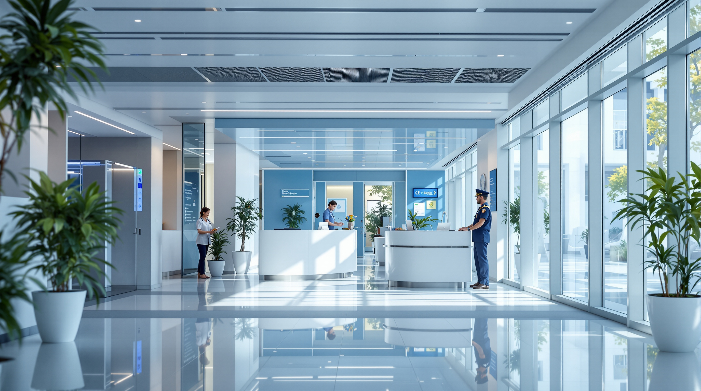 Illustrative concept for healthcare and public-sector sites