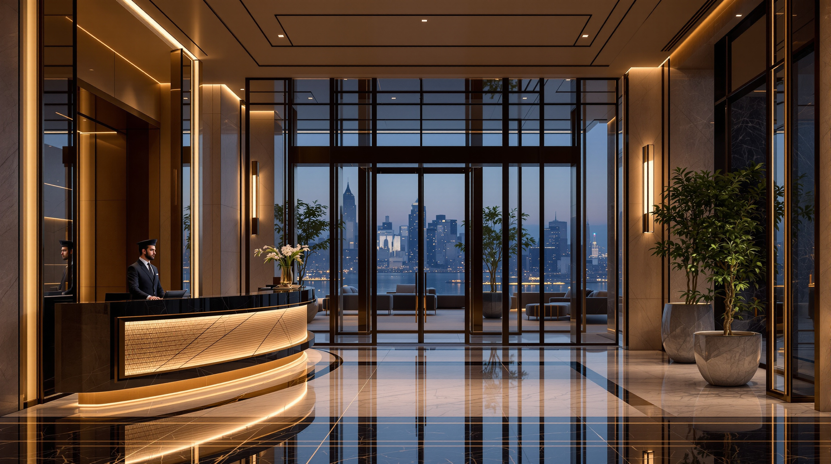 Illustrative concept for residential security