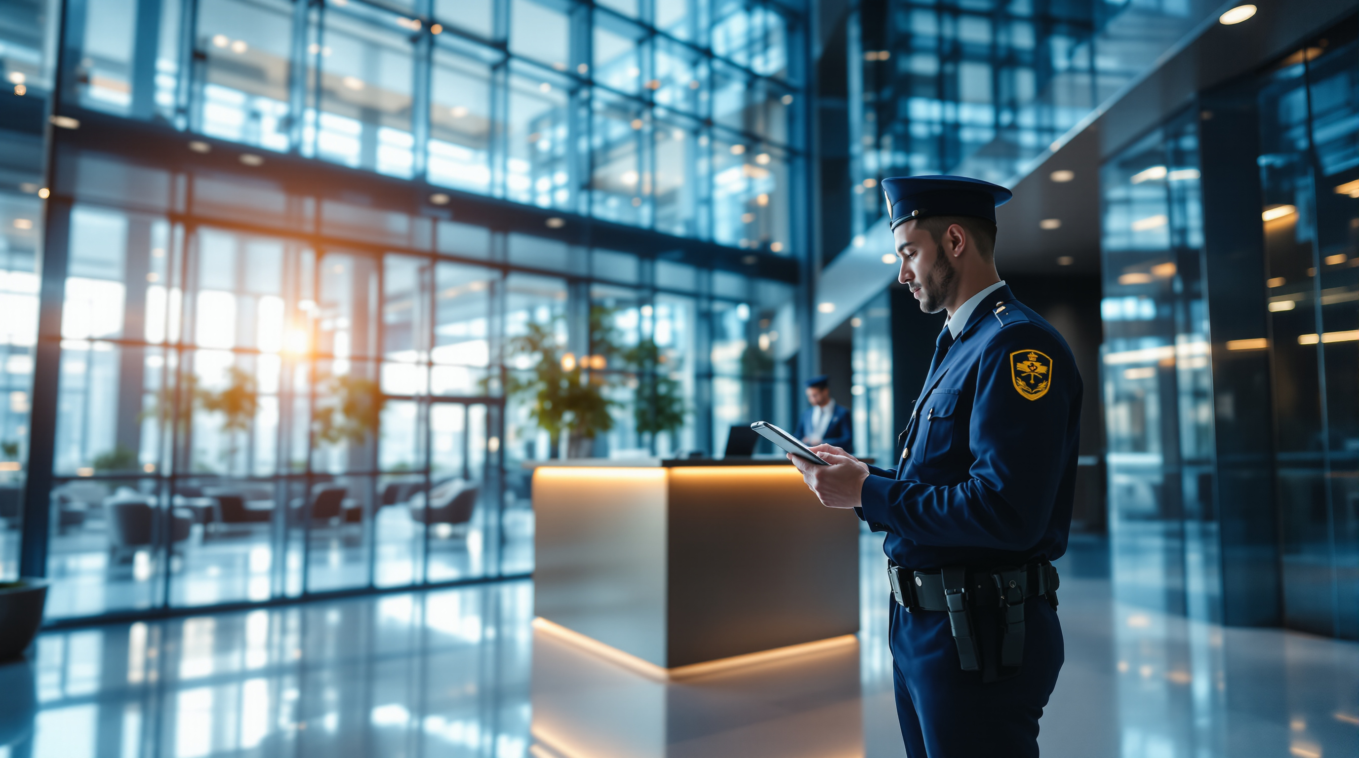 Illustrative concept for corporate security